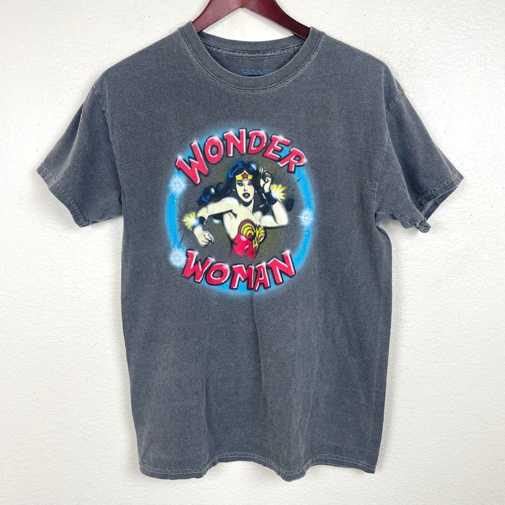 Wonder Woman T-Shirt Womens Sz S DC Comics Superhero Indie Grunge Retro Hipster
